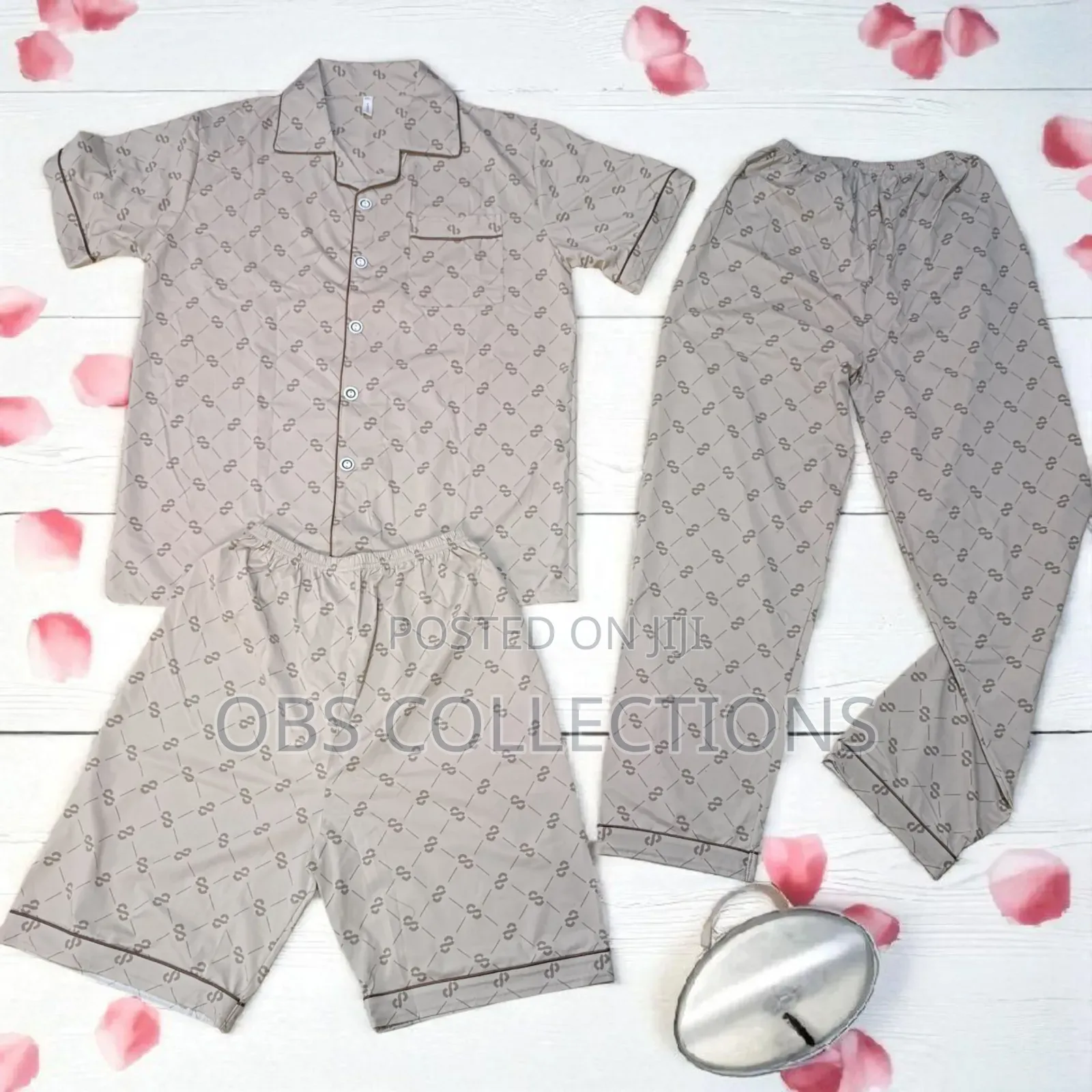 Cotton Pyjamas With Trousers and Shorts