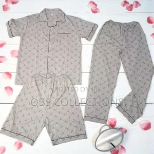 Cotton Pyjamas With Trousers and Shorts