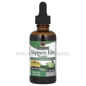 Slippery Elm Extract, Alcohol-free , 2,000 Mg , 2 Fl Oz (60 Ml)