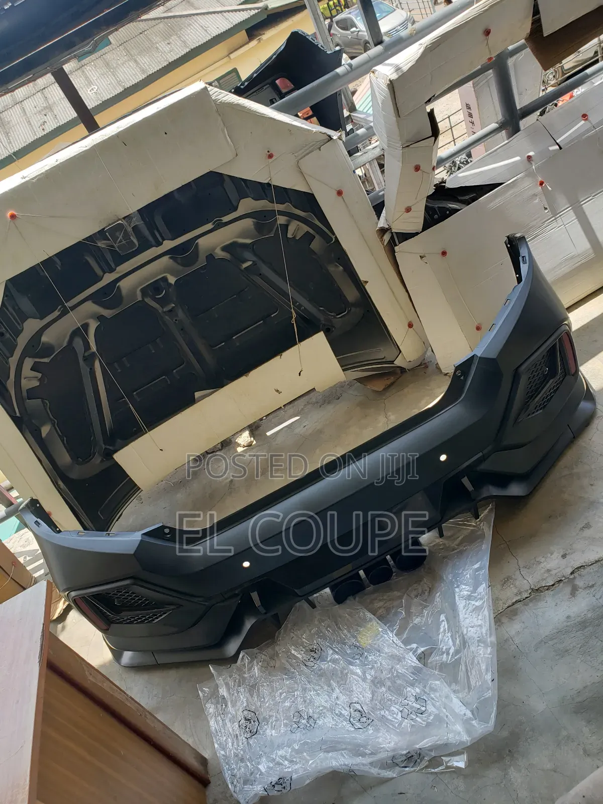 Civic Turbo Back Bumper 2016, 2017, 2018, 2019