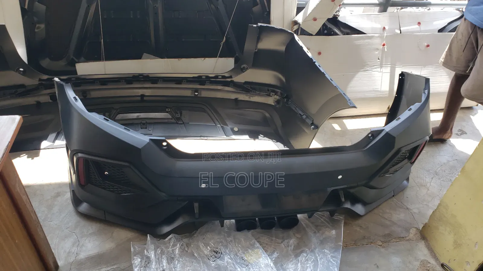 Civic Turbo Back Bumper 2016, 2017, 2018, 2019