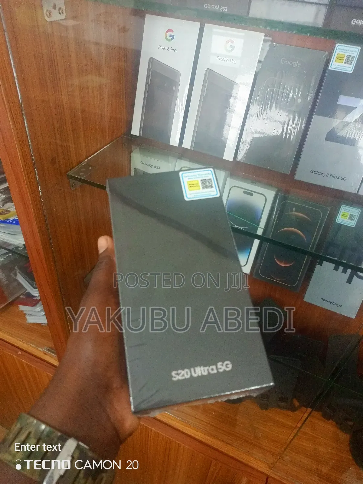 New Samsung Galaxy S20 Ultra 128 GB Black