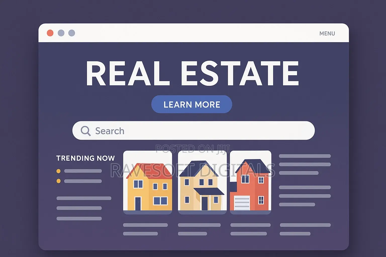 Real Estate Website – Property Listings Search