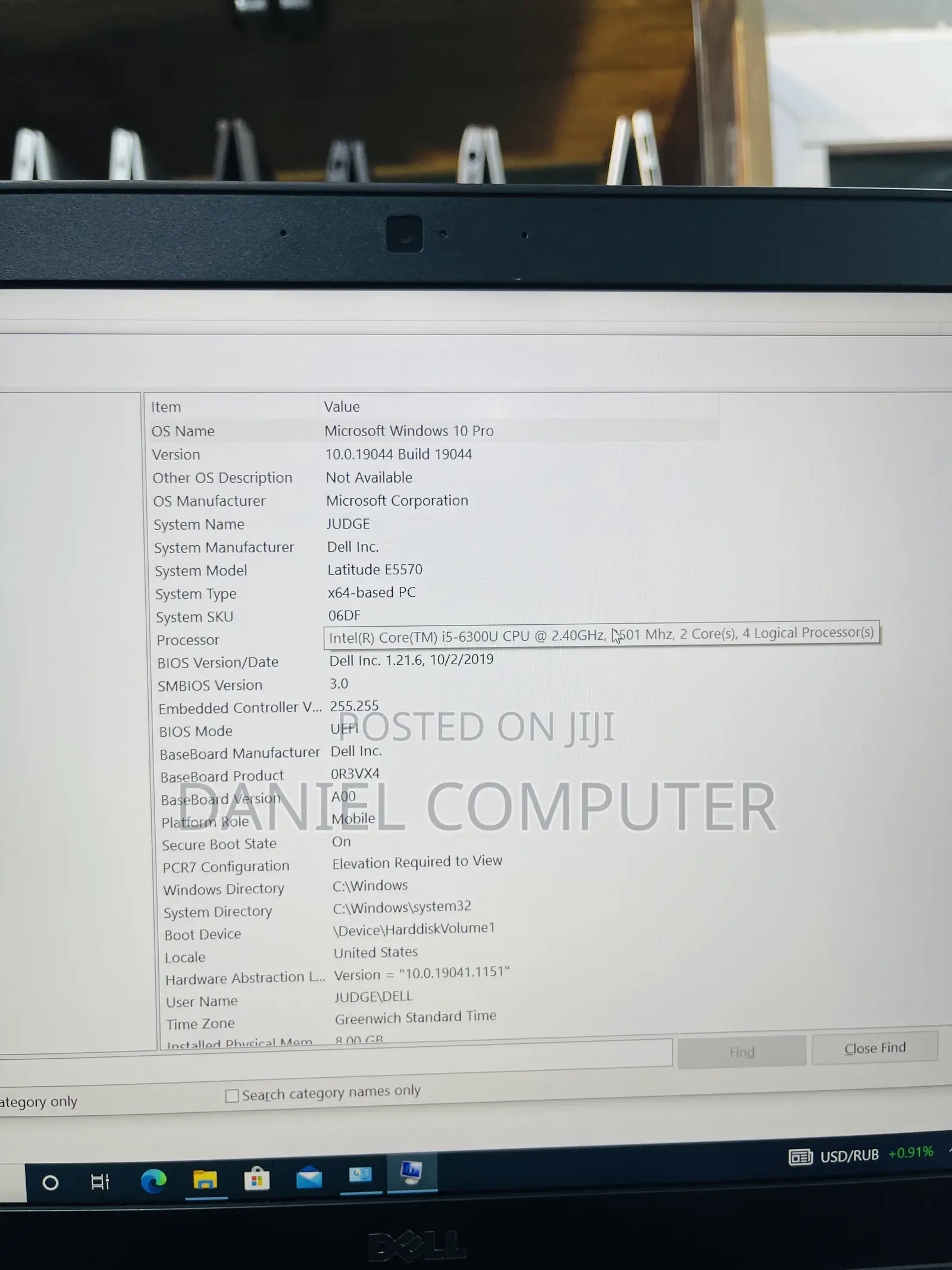 Laptop Dell Latitude 15 E5570 8GB Intel Core I5 SSD 256GB