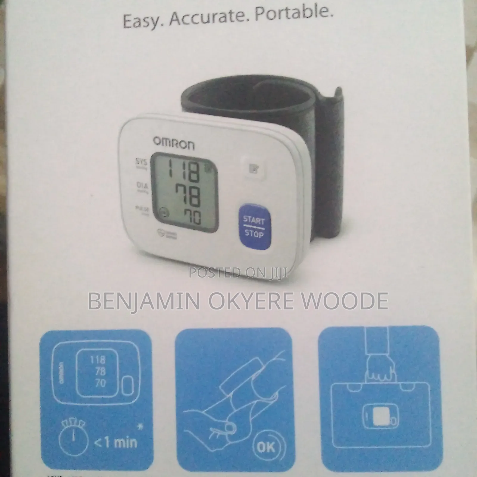 Omron RS2 Automatic Wrist Blood Pressure Monitor