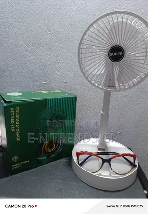 Rechargeable Table Top Rotating Fan
