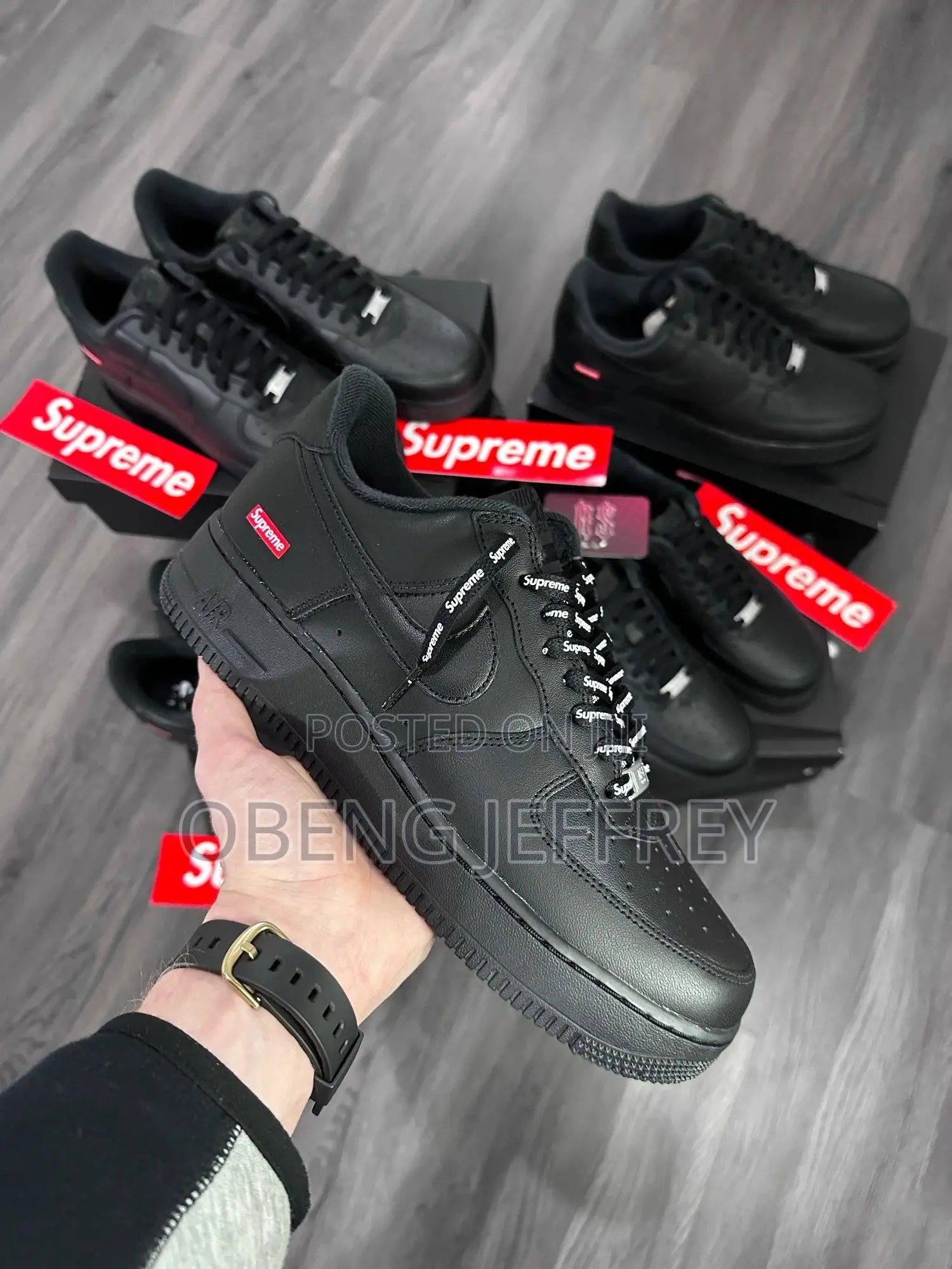 Original Supreme Nike Airforce in Colours