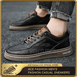 Urban Black Sneakers - Stylish
