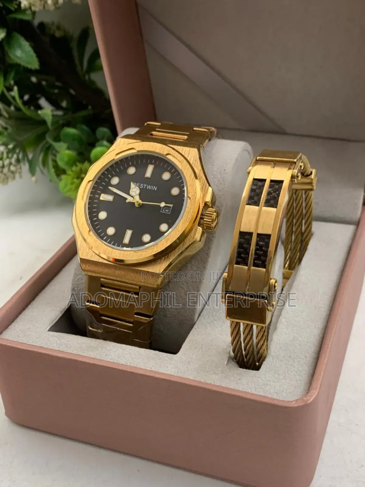 Bestwin Chain Watch and Bracelet