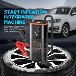 4-in-One Jump Starter, Mobile Power Bank Car Tire Inflator