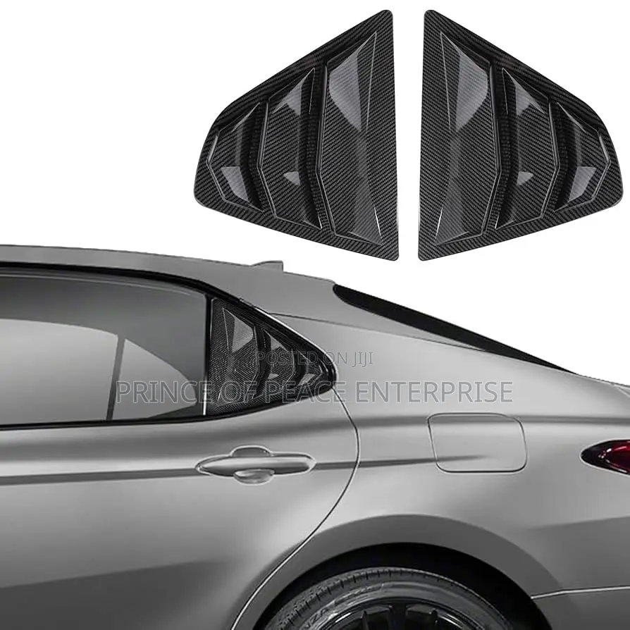 Toyota Corolla 2018 2019 2020 Rear Back Side Window Louver Cover Trim