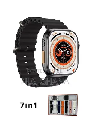Ultra 2.01" Full Touch Screen Smart Watch With 7 Strap. Ghx4404
