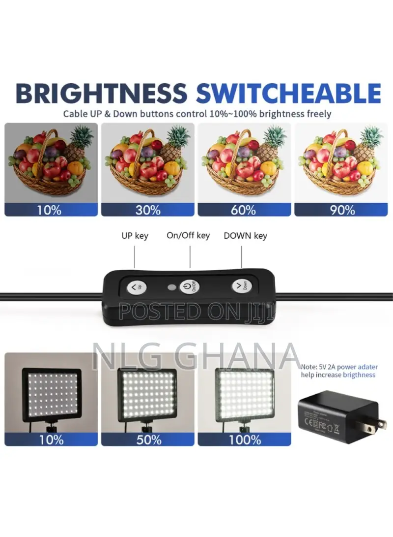 2pcs/Set Usb Video Light 70-Led Dimmable Fill. Tvx22141