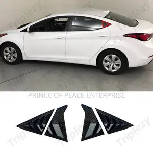Hyundai Elantra 2016 2017 2018 Rear Side Window Louvers Cover Trim