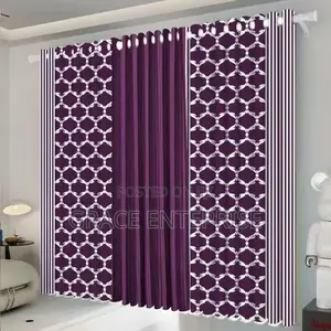 Beautiful and Affordable 3 in 1curtains Available in Diff Colours