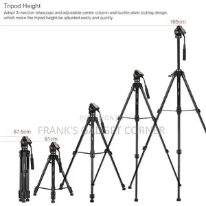 Yunteng Aluminum Long Tripod Stand