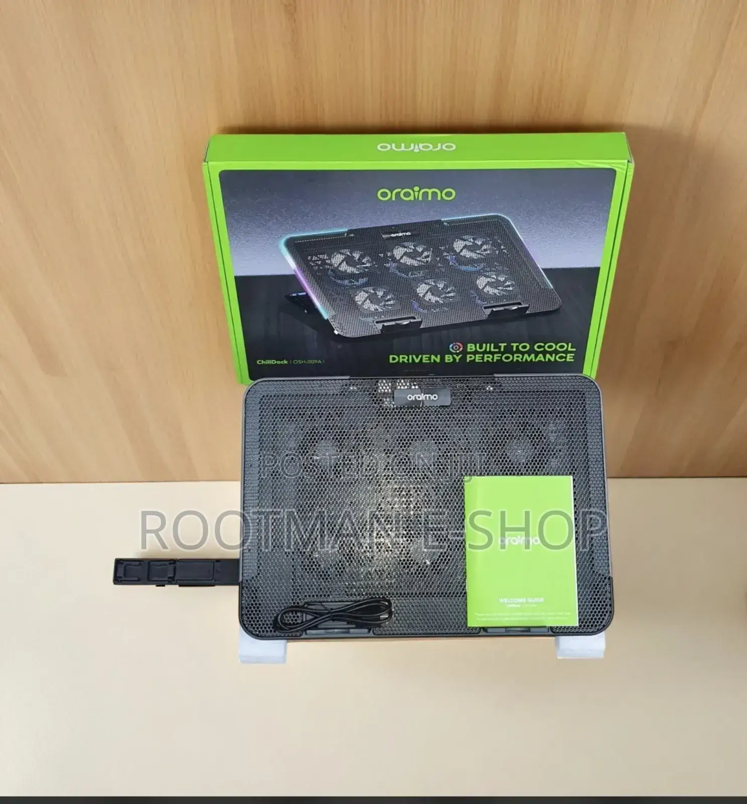 Adjustable Fan Speed Laptop Cooling Pads (Oraimo Chilldock)