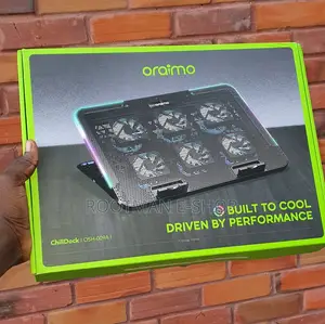 Laptop Cooling Pad With 6 Fans Phone Stand ‐ Oraimo