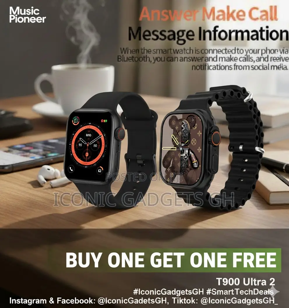 T900 Ultra 2 Smartwatch — Buy 1 Get 1 Free!