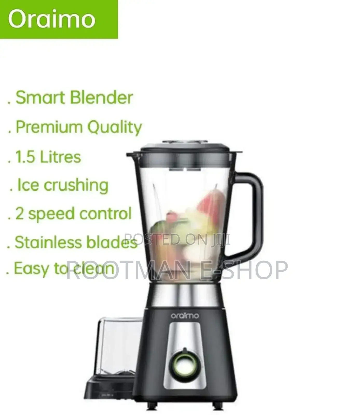 Oraimo Smart Blender 1.5l Speeds Control Blender
