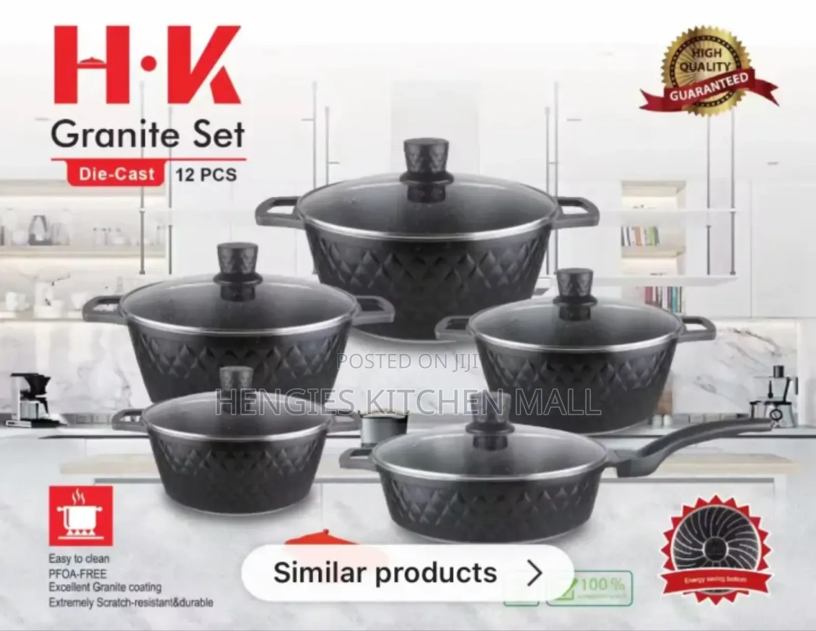 H.K Granite Nonstick Cookware