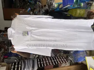 Jalabiya With Round Collars in White and Colours