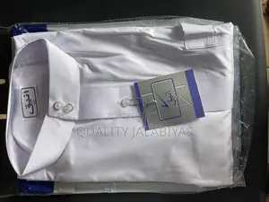 Jalabiya With Round Collars in White and Colours