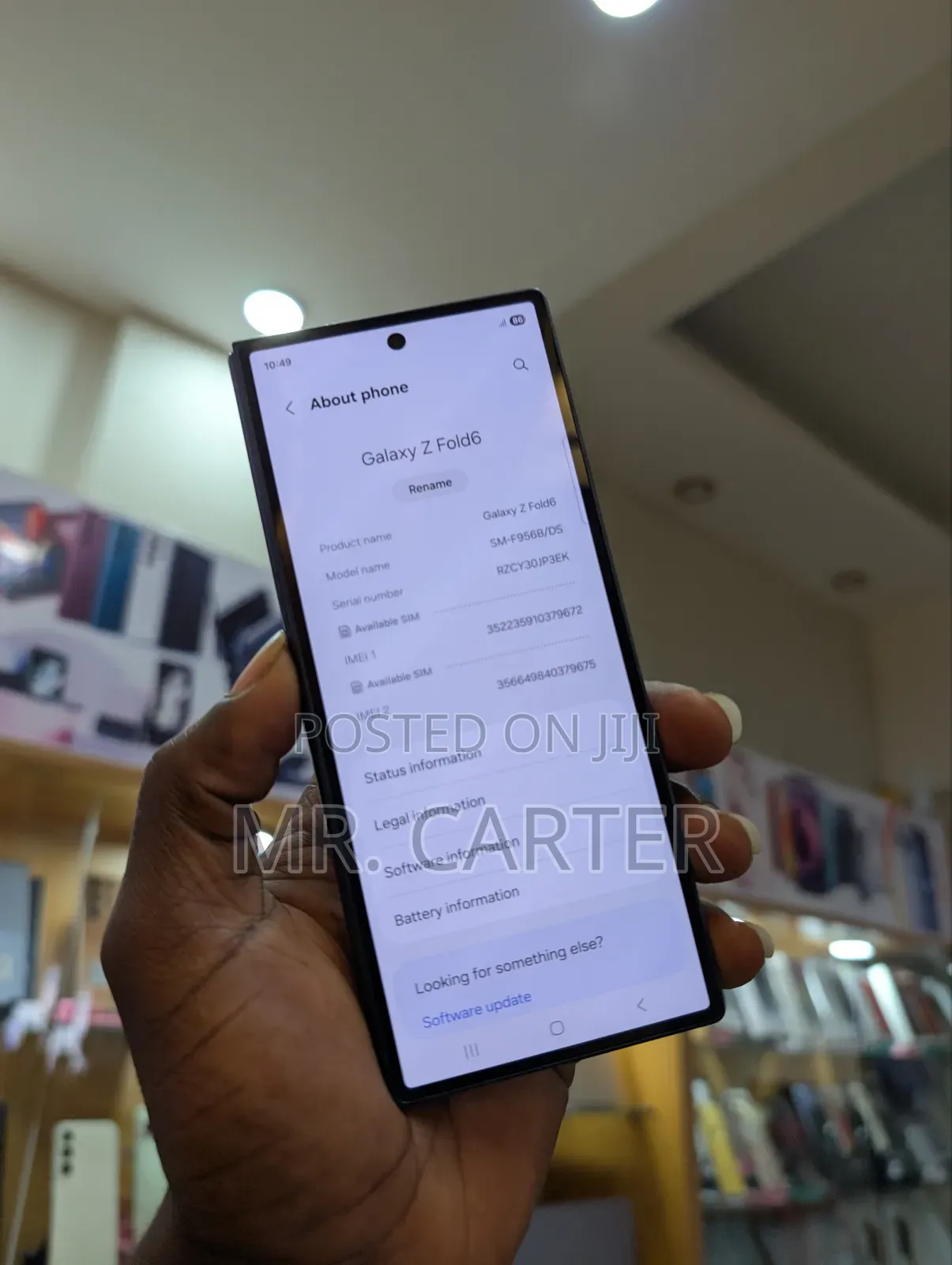 New Samsung Galaxy Z Fold6 256 GB Blue