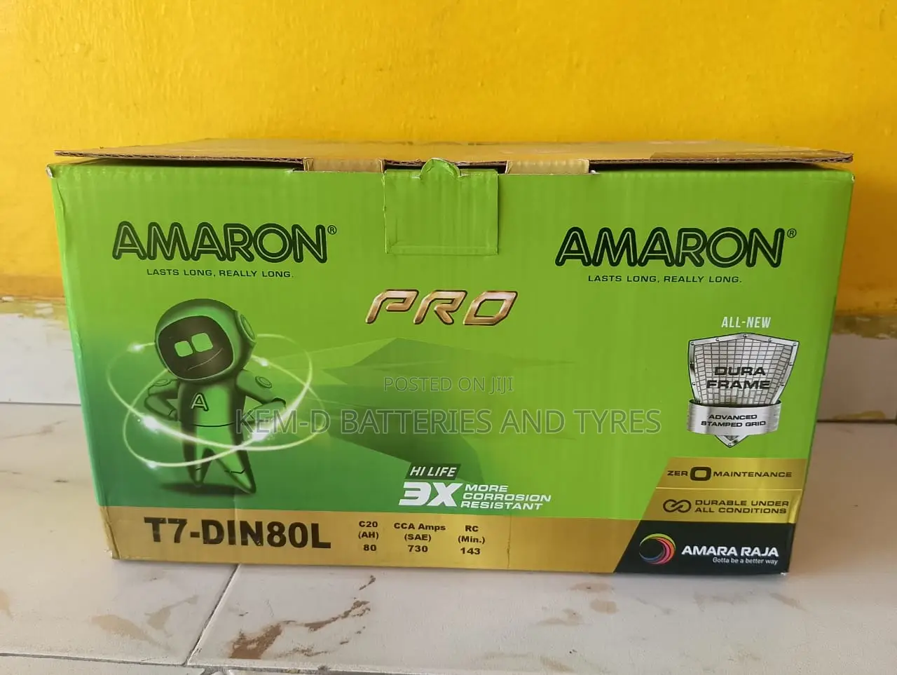 17 Plates Amaron Car Battery + Free Delivery
