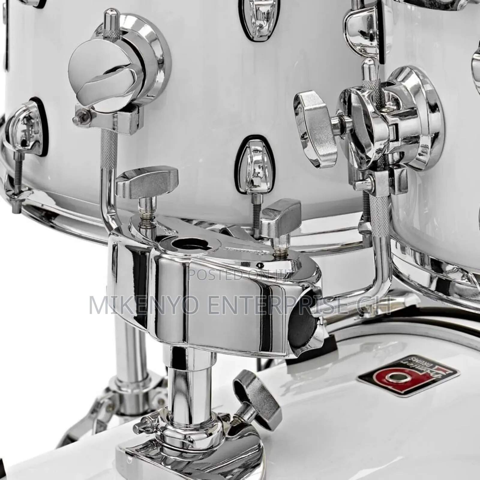 Quality Premier Revolution 20" 5-Piece Complete Drum Kit White
