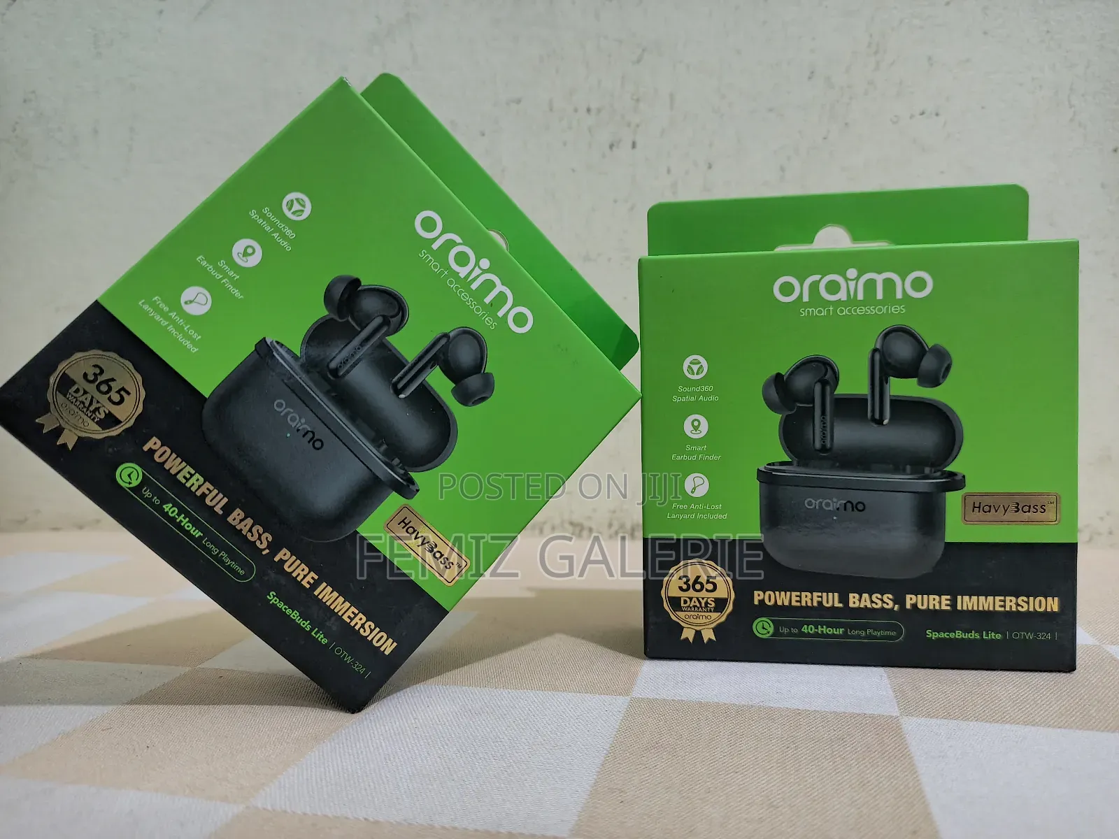 Oraimo Spacebuds Lite Sound360 Anti-Lost True Wireless Earbuds