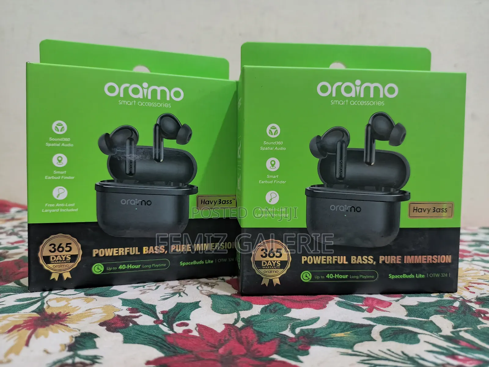 Oraimo Spacebuds Lite Sound360 Anti-Lost True Wireless Earbuds
