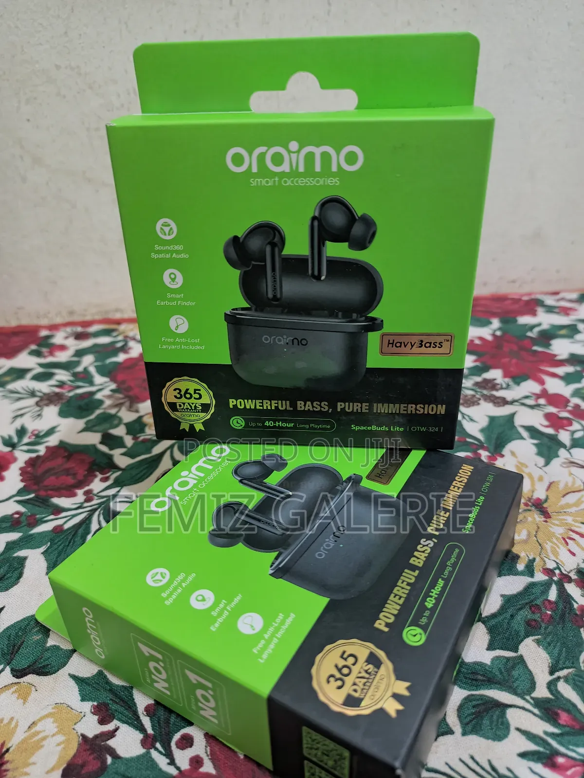 Oraimo Spacebuds Lite Sound360 Anti-Lost True Wireless Earbuds