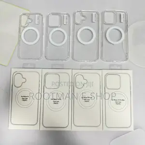 Transparent iPhone 17 Air – Pro Magnetic Charging Case,Anti-Yellowing