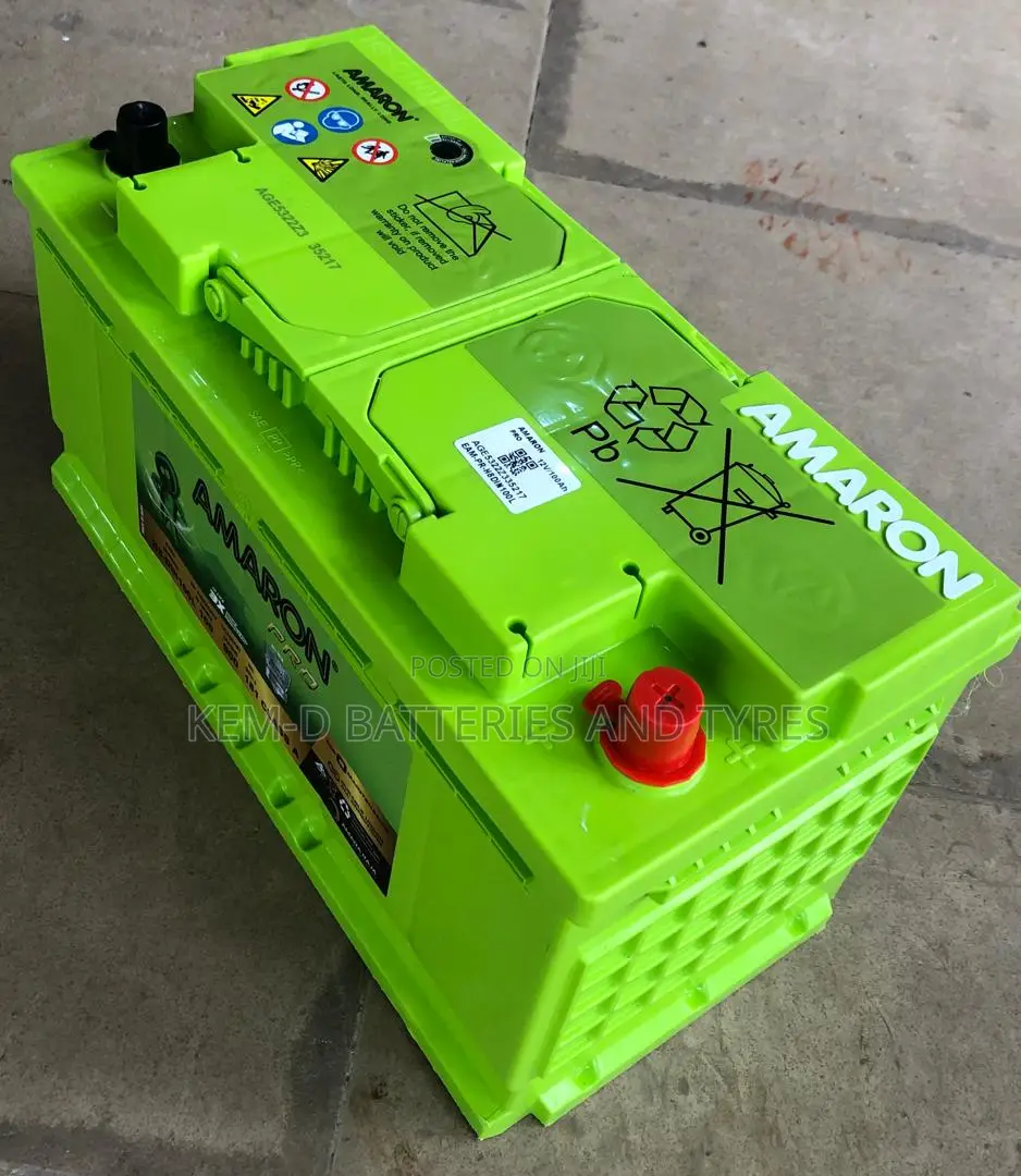19 Plates Amaron Car Battery - 100ah + Free Delivery