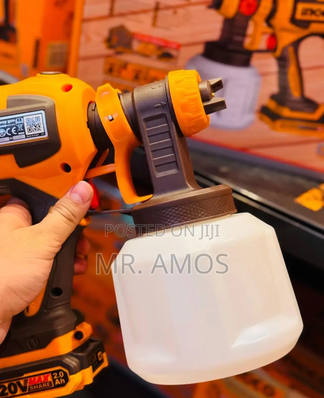 Cordless Spray Gun With 5pcs Accessories Included - Csgli20042