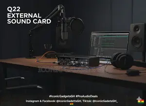 Q22 External Sound Card — Pro Audio