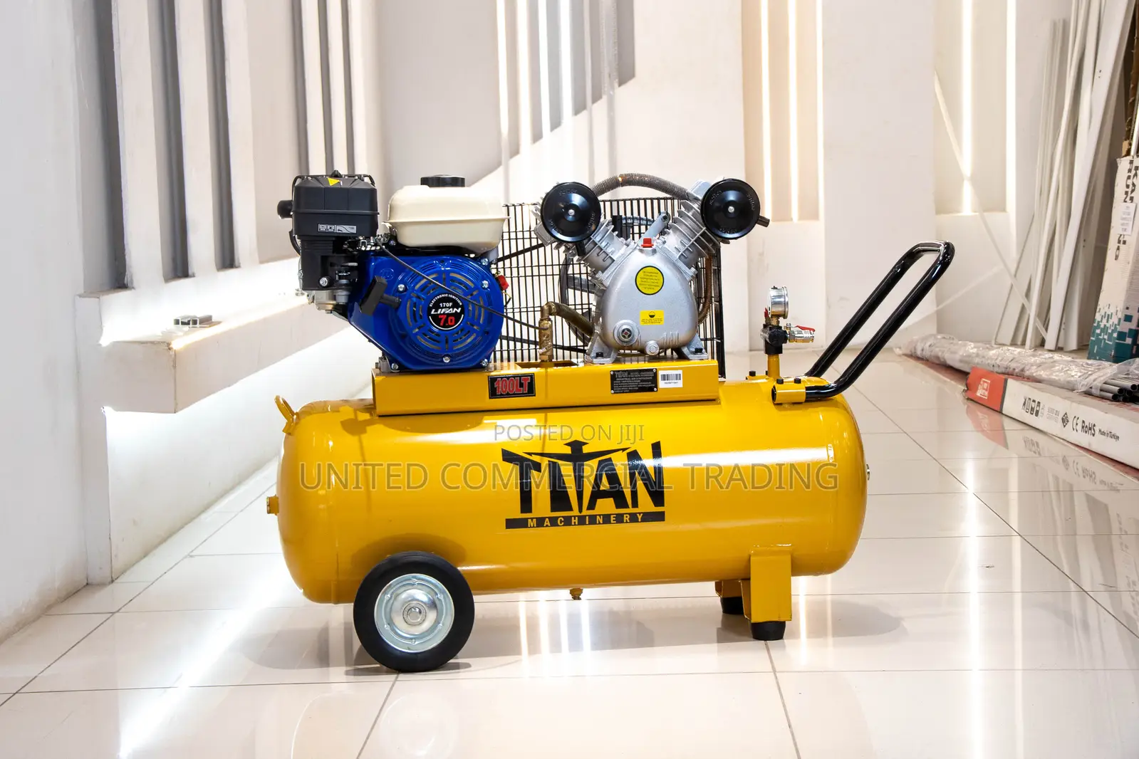 Air Compressor 100l (7hp Petrol Engine)
