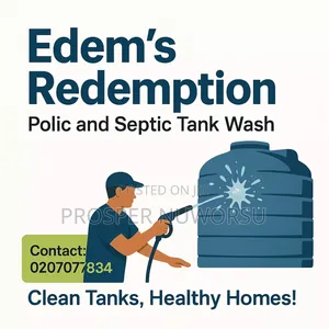 Washing of All Kinds of Water Storage Tanks
