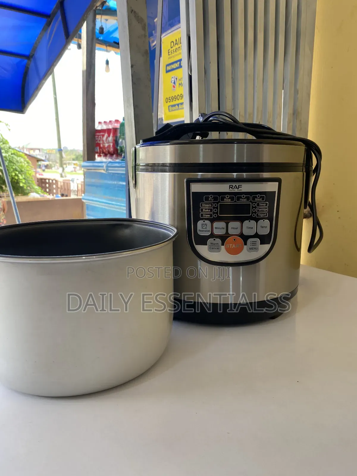Raf Multi-Purpose Rice Cooker 5l – Stainless Steel