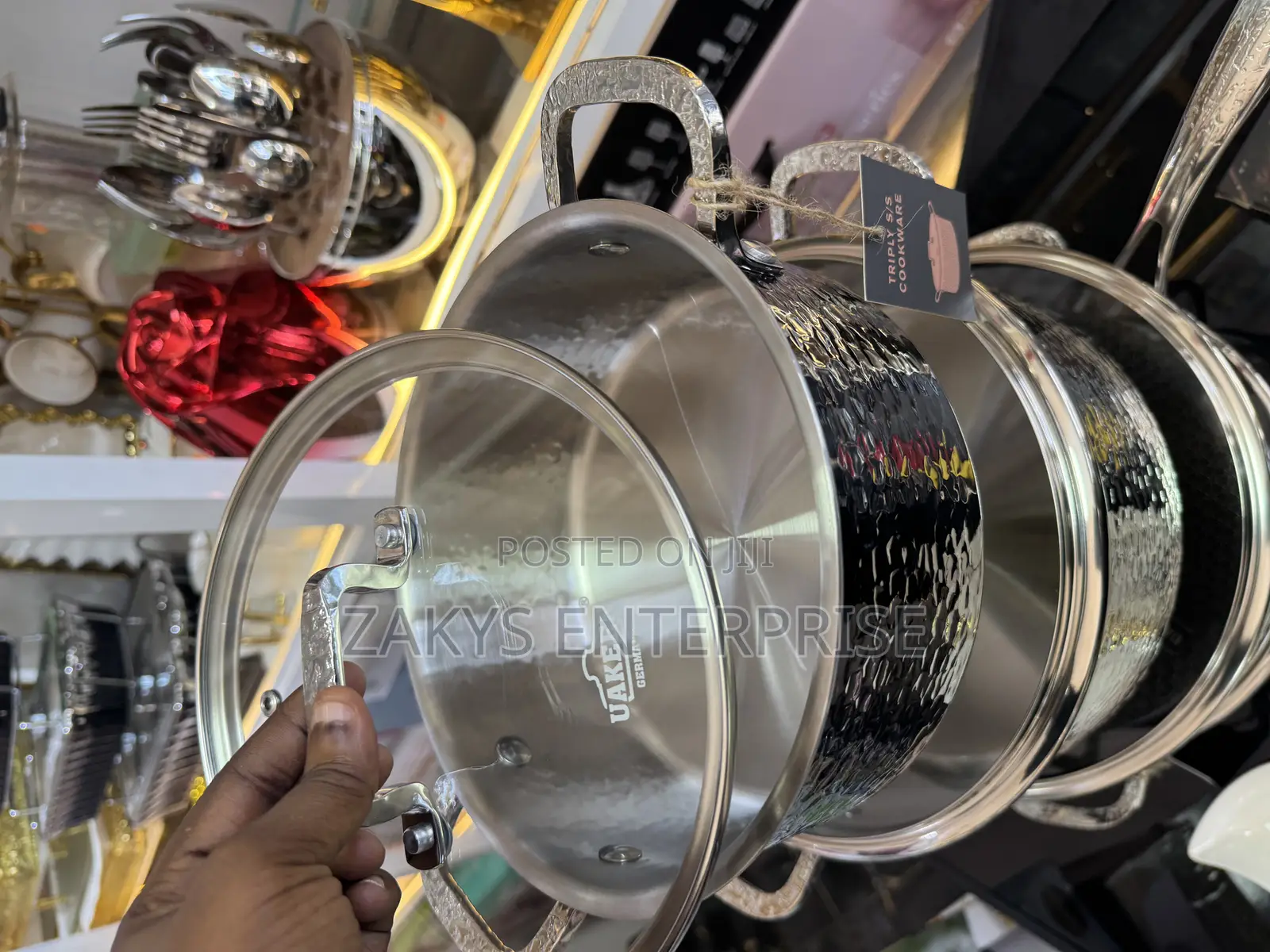 Uakeen Germany Triply Stainless Steel 9pcs