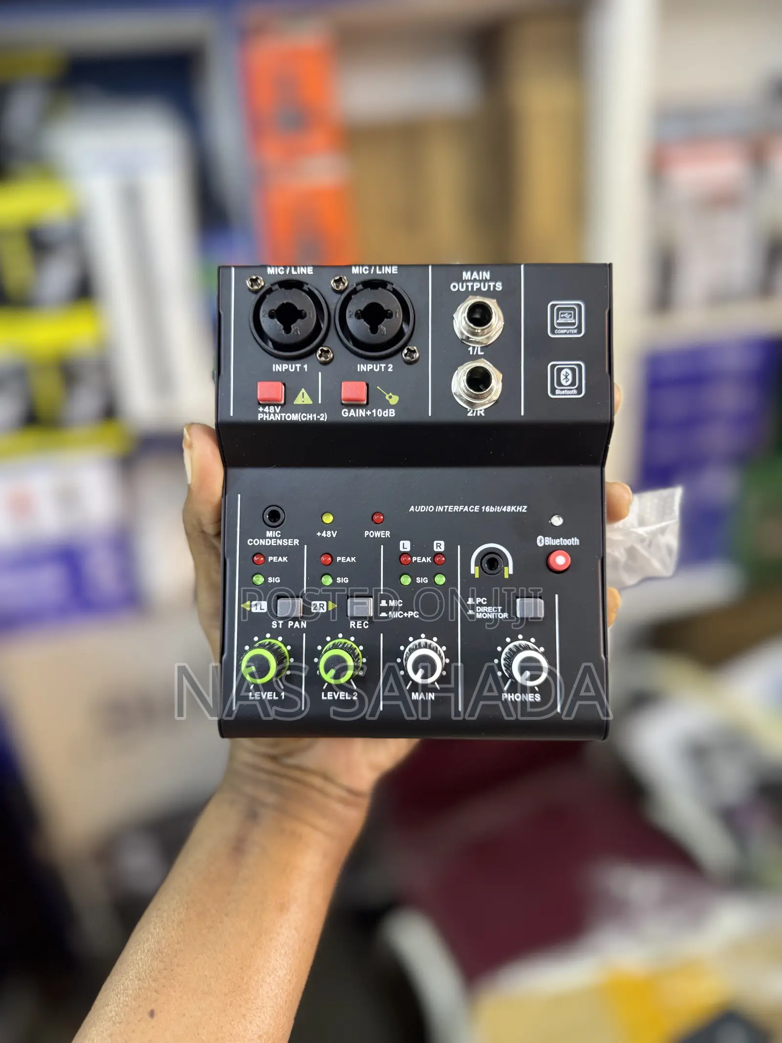 2 Channel Bluetooth Audio Mixer