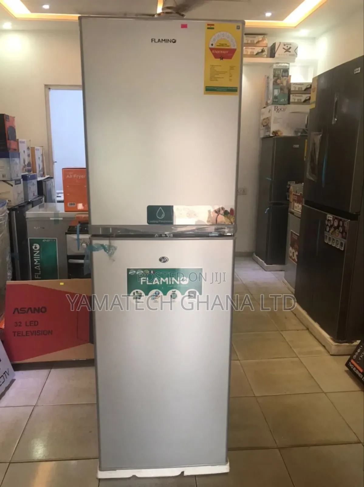 Original Flamino 211litre Refrigerator With  5 Drawers Bottom Freezer