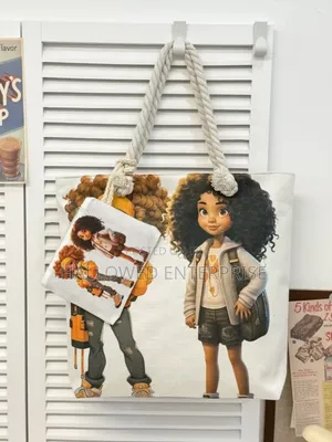 Large Capacity Double-Sided Pattern Canvas Tote Bag