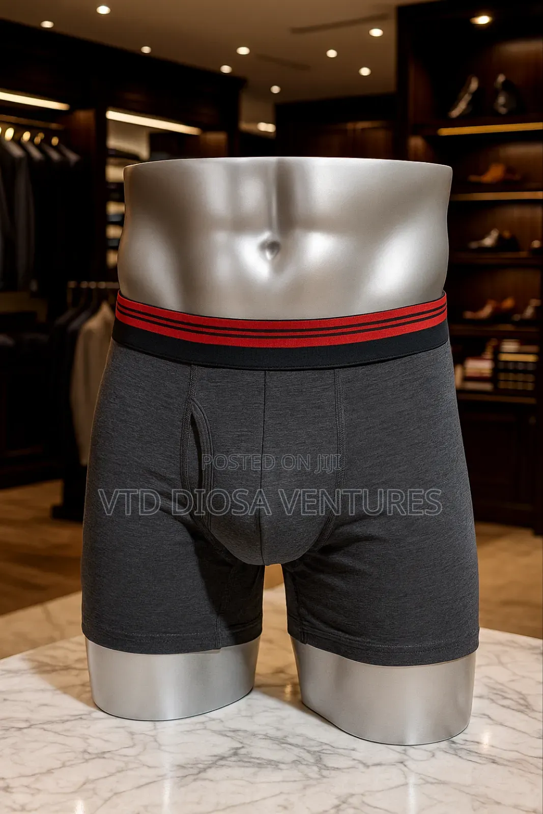 Men's Long Boxer Briefs Underwear