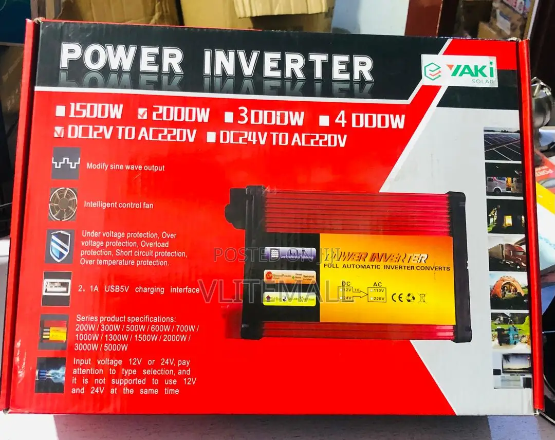 Dc12v to Ac220v Power Inverter 2000w