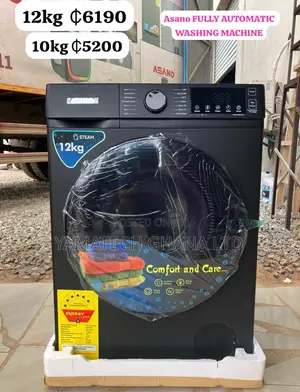 Asano 12kg Fully Automatic Front Load Washing Machine With Screen