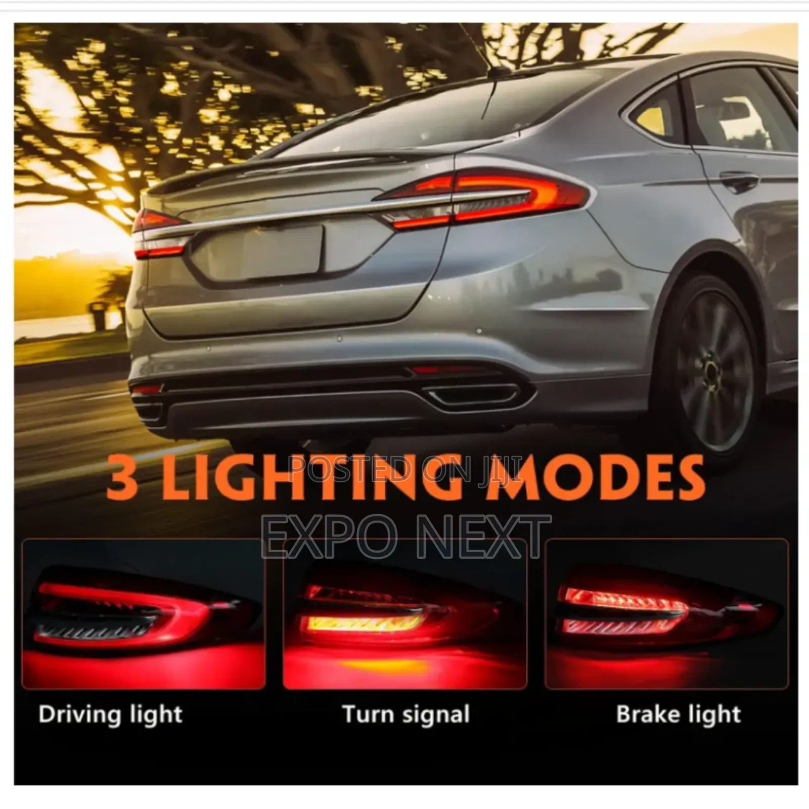 Tail  Light For Ford Fusion 2017-2021 Pair