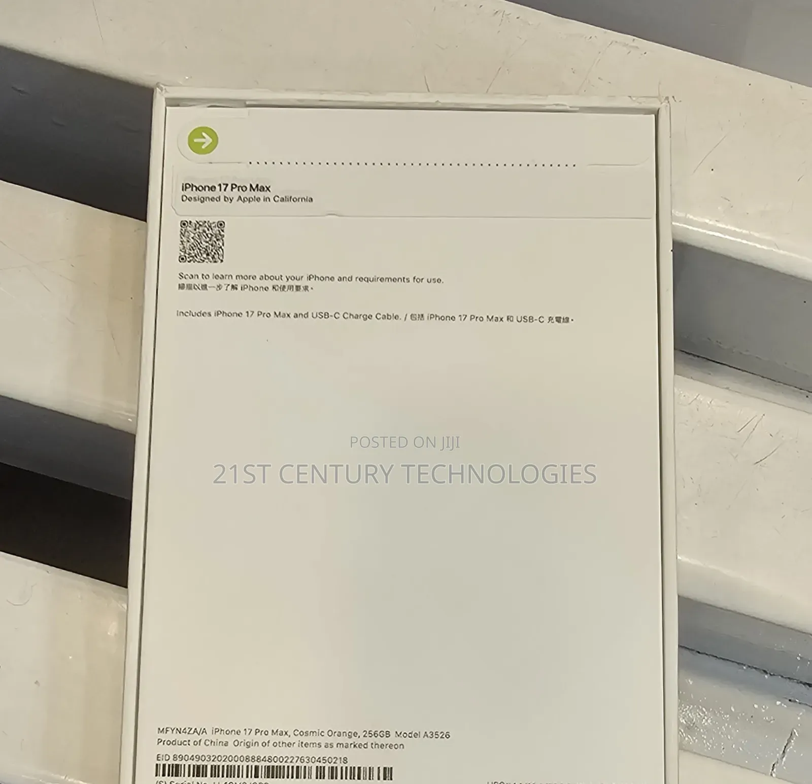 New Apple iPhone 17 Pro Max 256 GB Orange