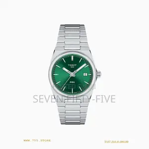 Tissot PRX Quartz 35mm Green Dial Steel Watch T137.210.11.041.00